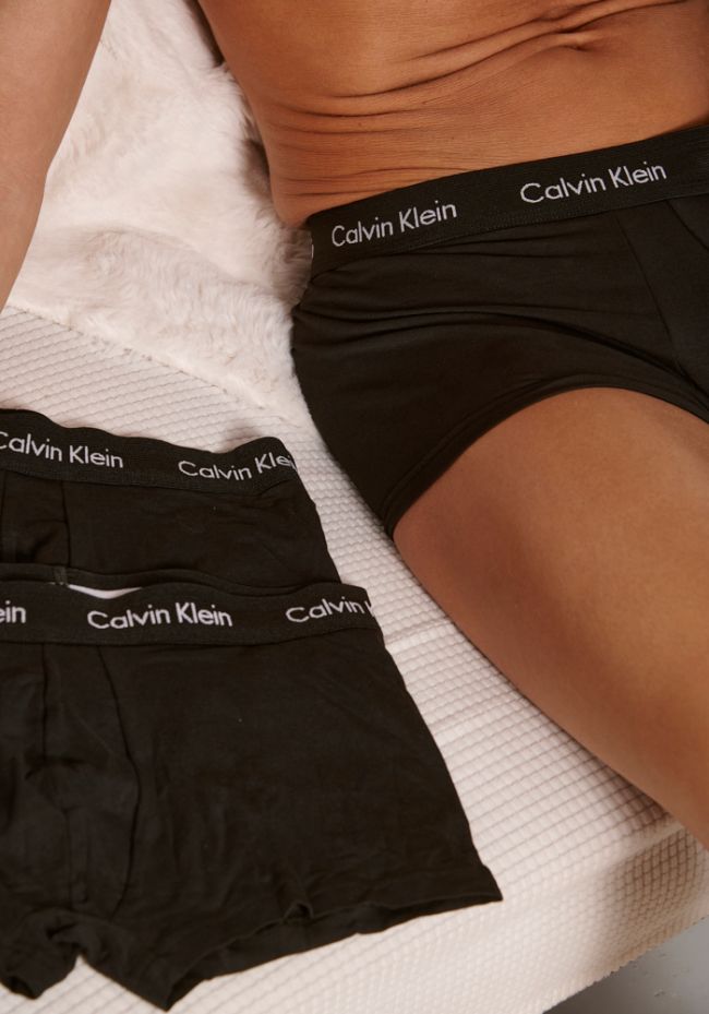 Calvin Klein Ανδρικά Μποξεράκια Μαύρα TRUNK-LOW 3Pack