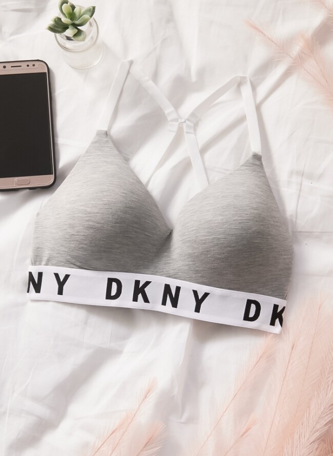 DKNY Womens Boyfriend Wire-Free Push-Up Bra India