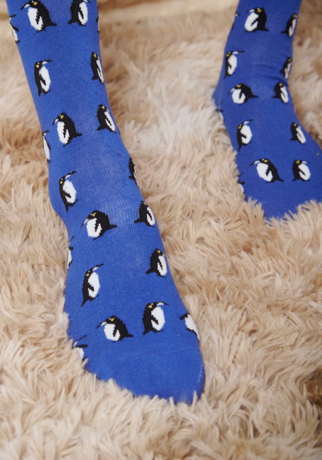 Κάλτσες ανδρικές με πιγκουίνους