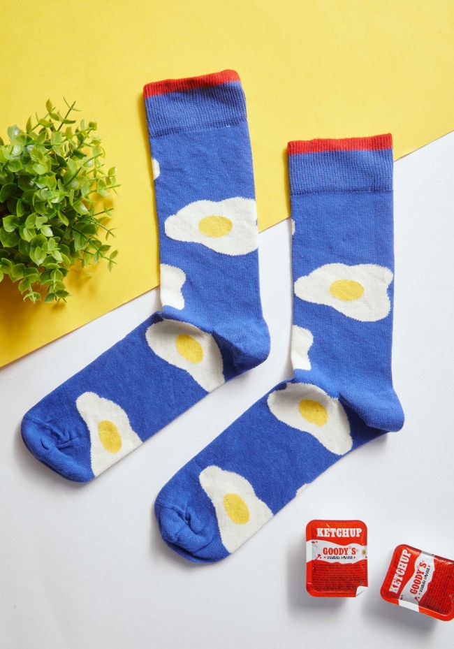 Κάλτσες ανδρικές με σχέδιο αυγά
