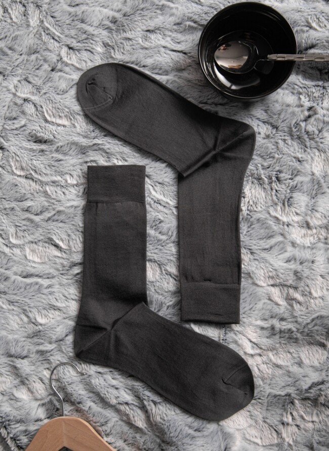 Κάλτσες ανδρικές βαμβακερές μονόχρωμες