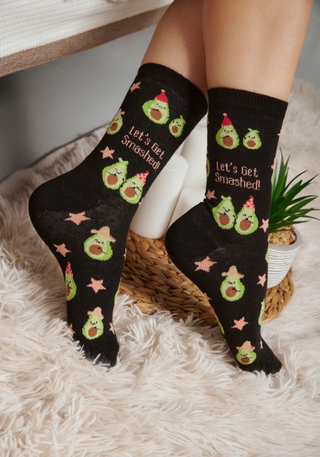Κάλτσες γυναικείες με αβοκάντο