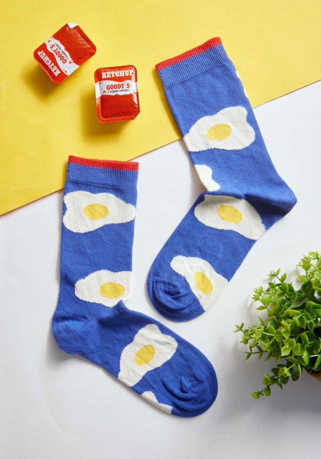 Κάλτσες γυναικείες με σχέδιο αυγά