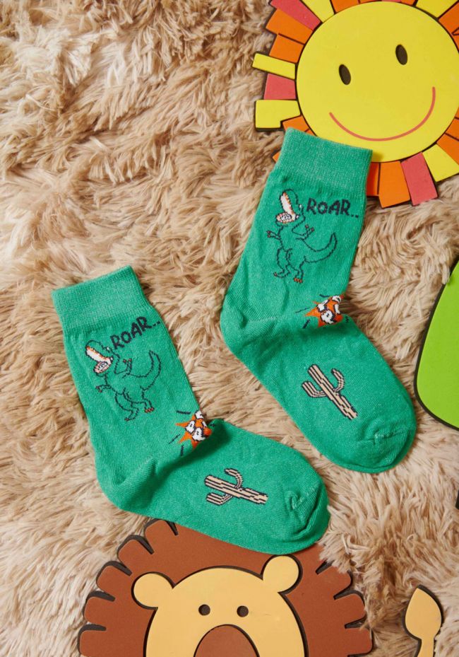 Kάλτσες παιδικές με δεινόσαυρους