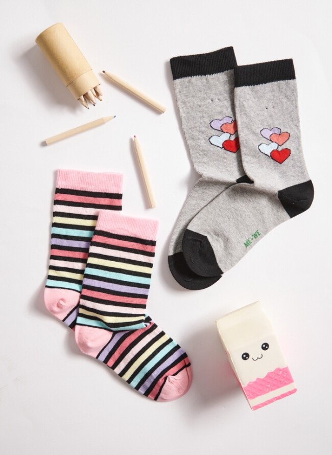 Me-We children's socks economical package of 2 pairs