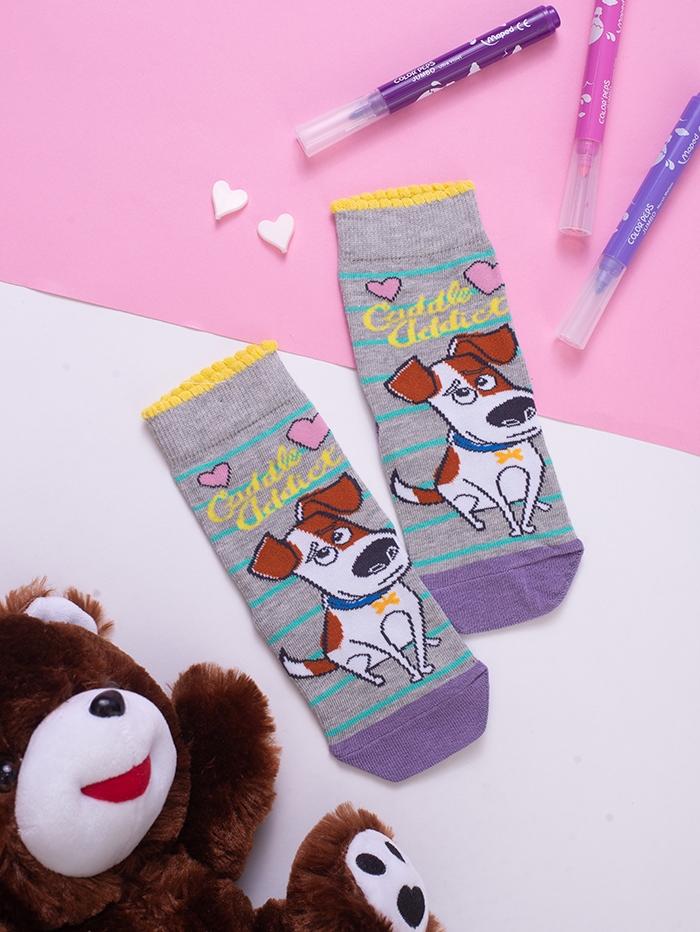 Childrens socks with animals