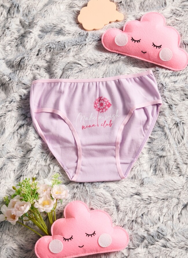 Children's panties with print