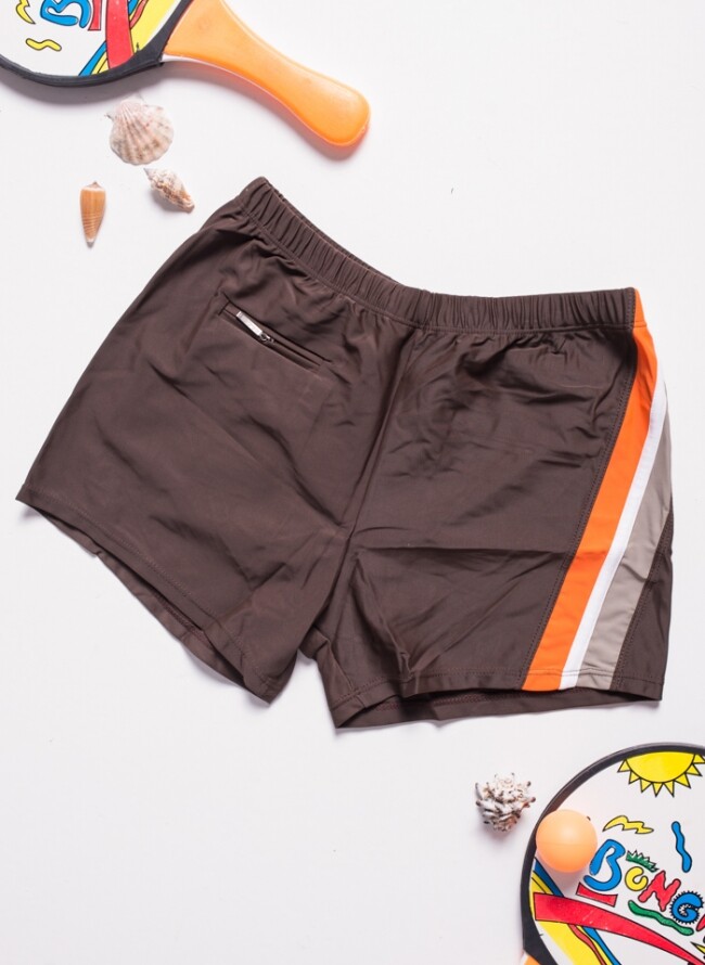Μαγιό ανδρικό boxer με διχρωμία