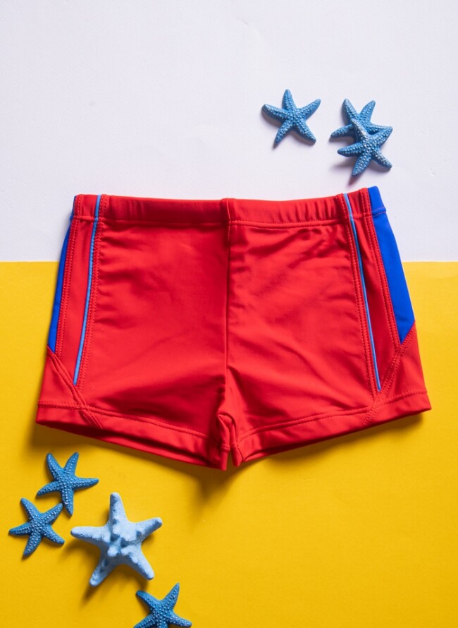 Swimsuit for boy with two colors