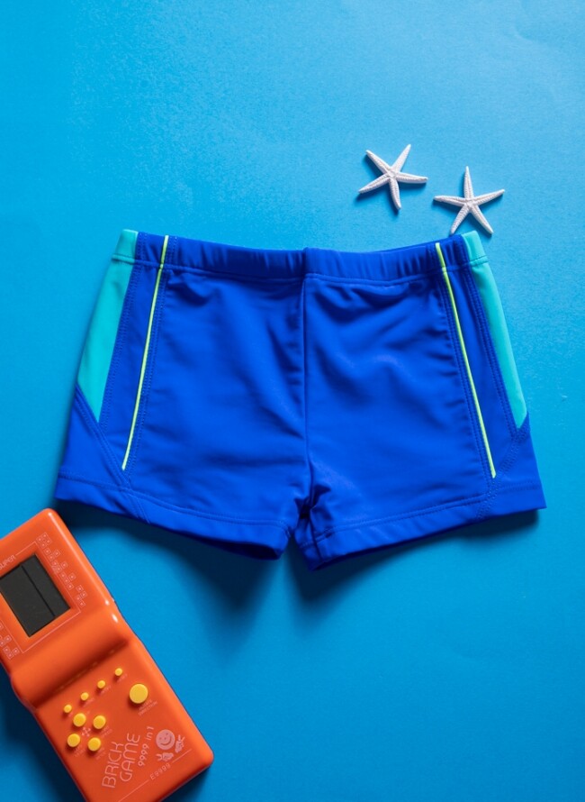 Swimsuit for boy with two colors