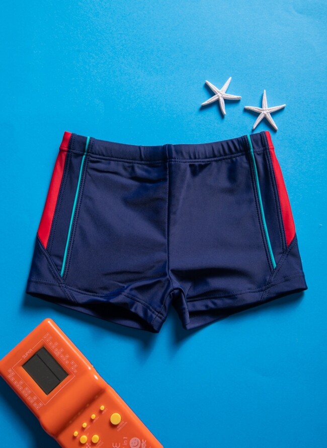 Swimsuit for boy with two colors