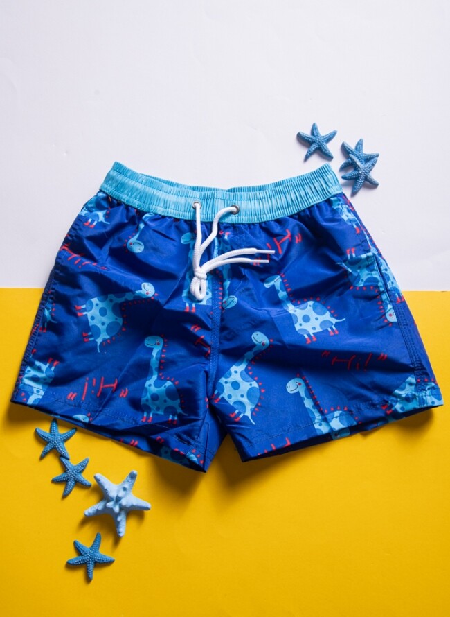 Swimsuit for boys with dinosaurs