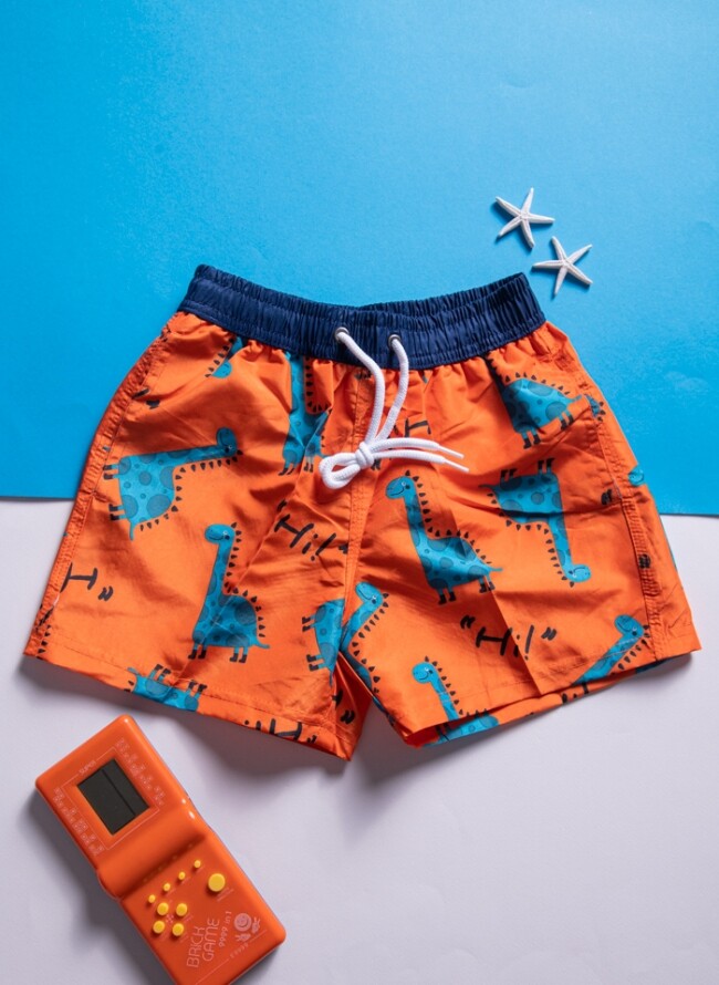 Swimsuit for boys with dinosaurs