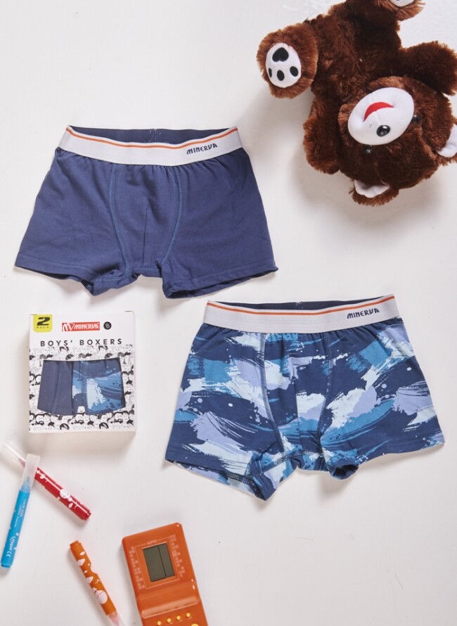 Minerva children's boxers economic package of 2 pieces