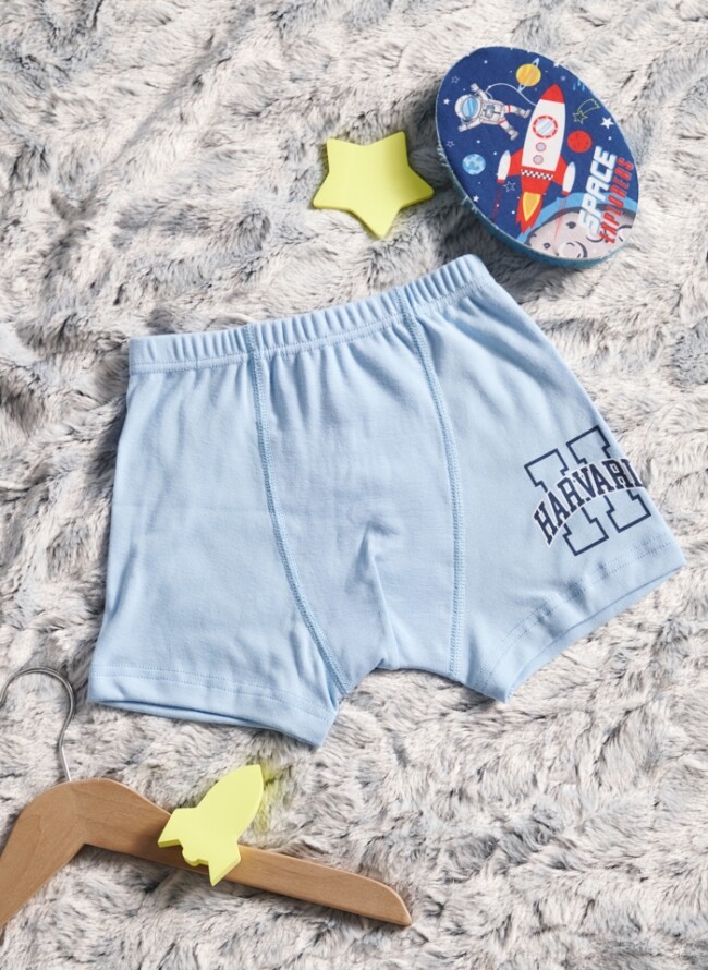 Children's boxer shorts with print