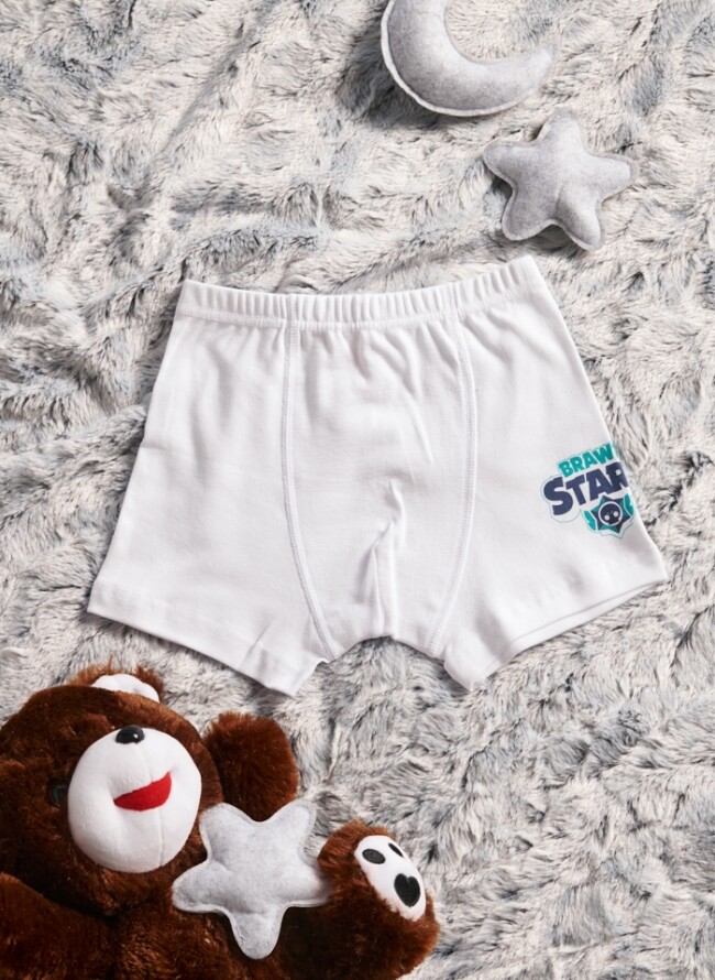 Children's boxer shorts with print