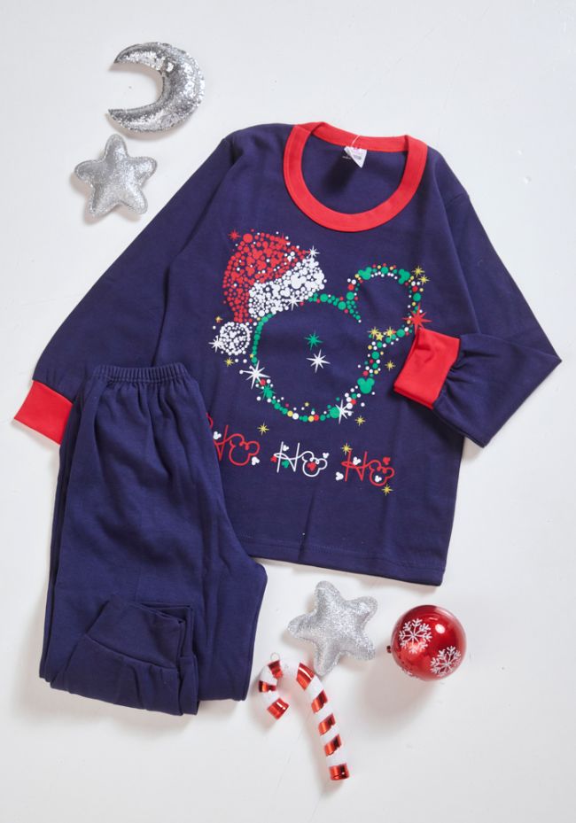 Children's Christmas pajama with lights design