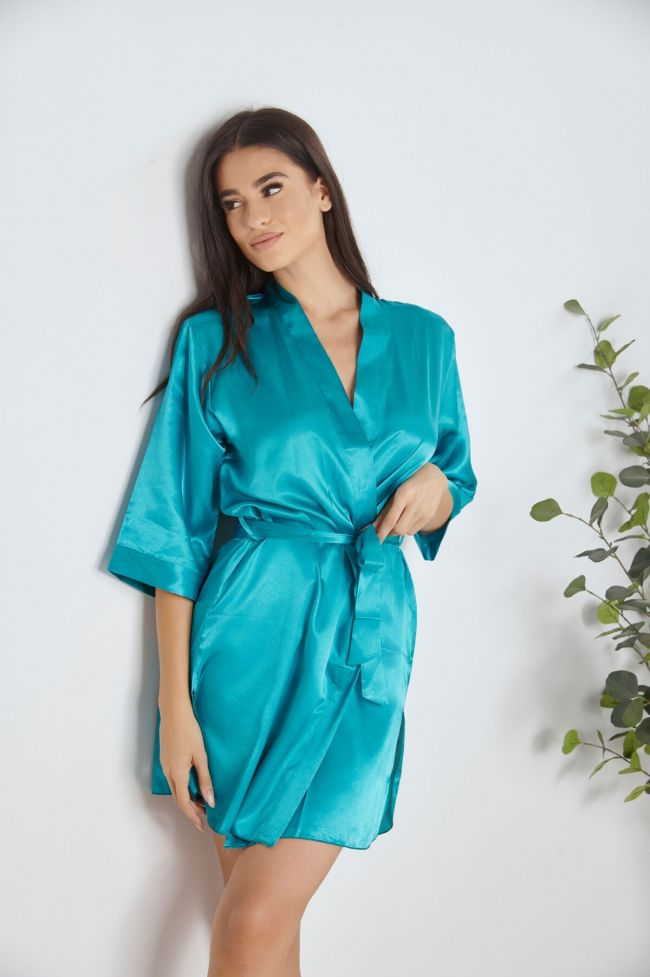 Satin robe