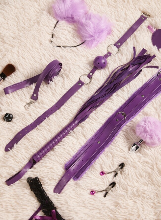 Set of erotic accessories 10 items