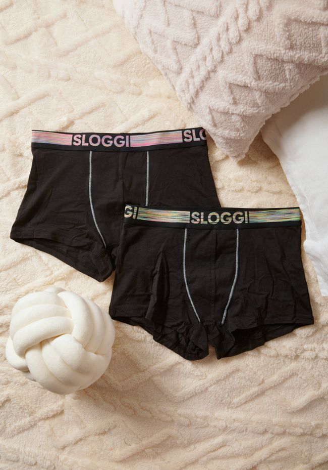 Sloggi Men Go ABC Natural H Hipster 2Pack Ανδρικά Μποξεράκια